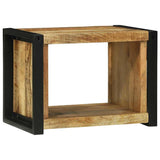 Wall Cube with Shelf Brown 55 x 35 x 40 cm Solid Mango wood 4016008