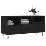 TV Cabinet Black 102x36x50 cm Engineered Wood 829029