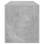 TV Cabinet with LED Lights Concrete Grey 120x35x40 cm 804350