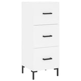 Highboard White 34.5x34x180 cm Engineered Wood 3200193