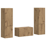 TV Cabinet Set 5 pcs Artisan Oak Engineered Wood 3409104
