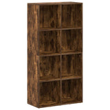 Book Cabinet/Sideboard Smoked Oak 66x30x130 cm Engineered Wood 815249