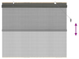 Roller Blind Grey 140 x 160 cm Bamboo 42039732