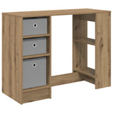 Desk with Drawer Artisan Oak 100 x 40 x 75 cm Engineered Wood 8000459