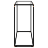Console Table Transparent 80x35x75 cm Tempered Glass 322807
