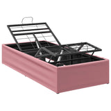 Electric Adjustable Bed Frame Pink 200 x 70 x 33.5 cm Steel 42037270