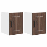 Wall Cabinet LUCCA 2 pcs Brown Oak 30 x 31 x 40 cm 884869