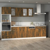 Drawer Bottom Cabinet Lyon Smoked Oak 80x46x81.5 cm Engineered Wood 815579