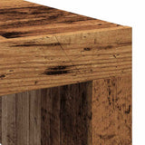 Coffee Table Old Wood 100x100x35 cm Engineered Wood 856684