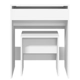 Dressing Table and Stool White 60x40x113.5 cm 848213