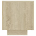 ZNTS Bedside Cabinet Sonoma Oak 100x35x40 cm Engineered Wood 3082768