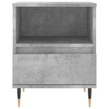 Bedside Cabinets 2 pcs Concrete Grey 40x35x50 cm Engineered Wood 830613