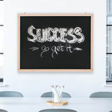 Wall-Mounted Blackboard Cedar Wood 60x80 cm 246429