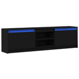TV Units 2 pcs Black 180 x 34 x 50 cm Engineered wood 3378506