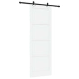 Sliding Door ORKDAL White 83 x 232 cm Solid Pine Wood 3445545