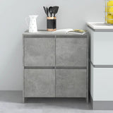 Sideboard Concrete Grey 70x41x75 cm Engineered Wood 809768