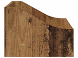 LP Record Box 2 pcs Oak Wood 37 x 33 x 32 cm Engineered Wood 8012775