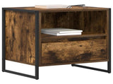Bedside Table 2 pcs Smoke Oak 50 x 39.5 x 50 cm Engineered Wood 886671