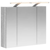 Bathroom Mirror Cabinet Grey Sonoma 60 x 14.5 x 50 cm 889084