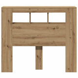LED Headboard Artisan Oak 120x18.5x103.5 cm Engineered Wood 857685