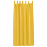 Blackout Curtains with Rings 2 pcs Mustard Yellow 245 x 140 cm 4107616