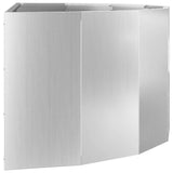 Planter Silver 90 x 45 x 35 cm Galvanised Steel 883694