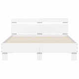 Bed Frame without Mattress White 120x190 cm Small Double 3207448