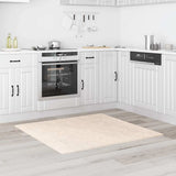 Anti-slip Shaggy Rug Cream 120 x 120 cm PP 4019783
