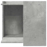 Cat Litter Box Enclosure Concrete Grey 53x53x51 cm Engineered Wood 857754