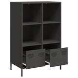 Highboard Black 68x39x103.5 cm Steel 851382