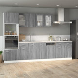 Drawer Bottom Cabinet Lyon Grey Sonoma 40x46x81.5 cm Engineered Wood 815571