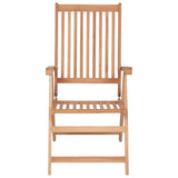 Reclining Garden Chairs 2 pcs Solid Teak Wood 43029