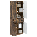 Cabinet Set 2 pcs Smoked Oak Engineered Wood 3416831