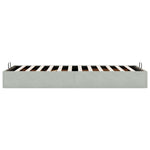 Ottoman Bed Frame No Mattress Light Grey Single Velvet 3310997