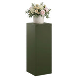 Plant Stand Olive Green 30 x 30 x 80 cm Weathering Steel 8012494