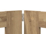 Dog Gate with Stands 2 pcs Artisan Oak 100 x 100 cm 892030
