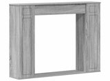 Fireplace Surround Grey Sonoma 100 x 20 x 100 cm 8006621