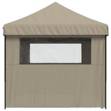 Party Tent Folding Taupe 292 x 580 x 315 cm Oxford Fabric 42023667