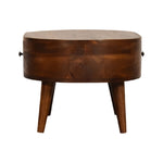 Mini Chestnut Rounded Coffee Table IN3329