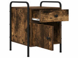 Bedside Cabinet Smoked Oak 35 x 36.5 x 61 cm Engineered Wood 8007651