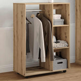Wardrobe Artisan Oak 80x40x110 cm Engineered Wood 856669