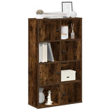 Bookcase Smoked Oak 60x24x101.5 cm Engineered Wood 860395