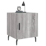 Bedside Cabinets 2 pcs Grey Sonoma 40x40x50 cm Engineered Wood 827609