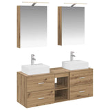 Bathroom Furniture Set 5 pcs Artisan Oak 3406798