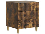 Bedside Cabinet Smoked Oak 43 x 41 x 66.5 cm Engineered Wood 894560