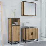 Bathroom Furniture Set with Door Artisan Oak 35 x 37.5 x 100 cm 883592