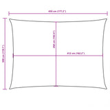 Sunshade Sail Oxford Fabric Rectangular 3x4.5 m Taupe 135431