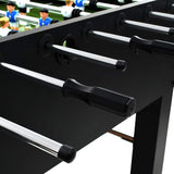 Football Table Steel 60 kg 140x74.5x87.5 cm Black 91438