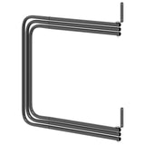 Saddle Pad Rack 3 Arms Black Iron 172459