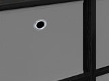 Sideboard with Drawer Black Oak 68.5 x 32 x 67 cm 8000541